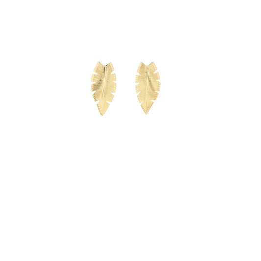 Boucles d'oreilles feuilles mini