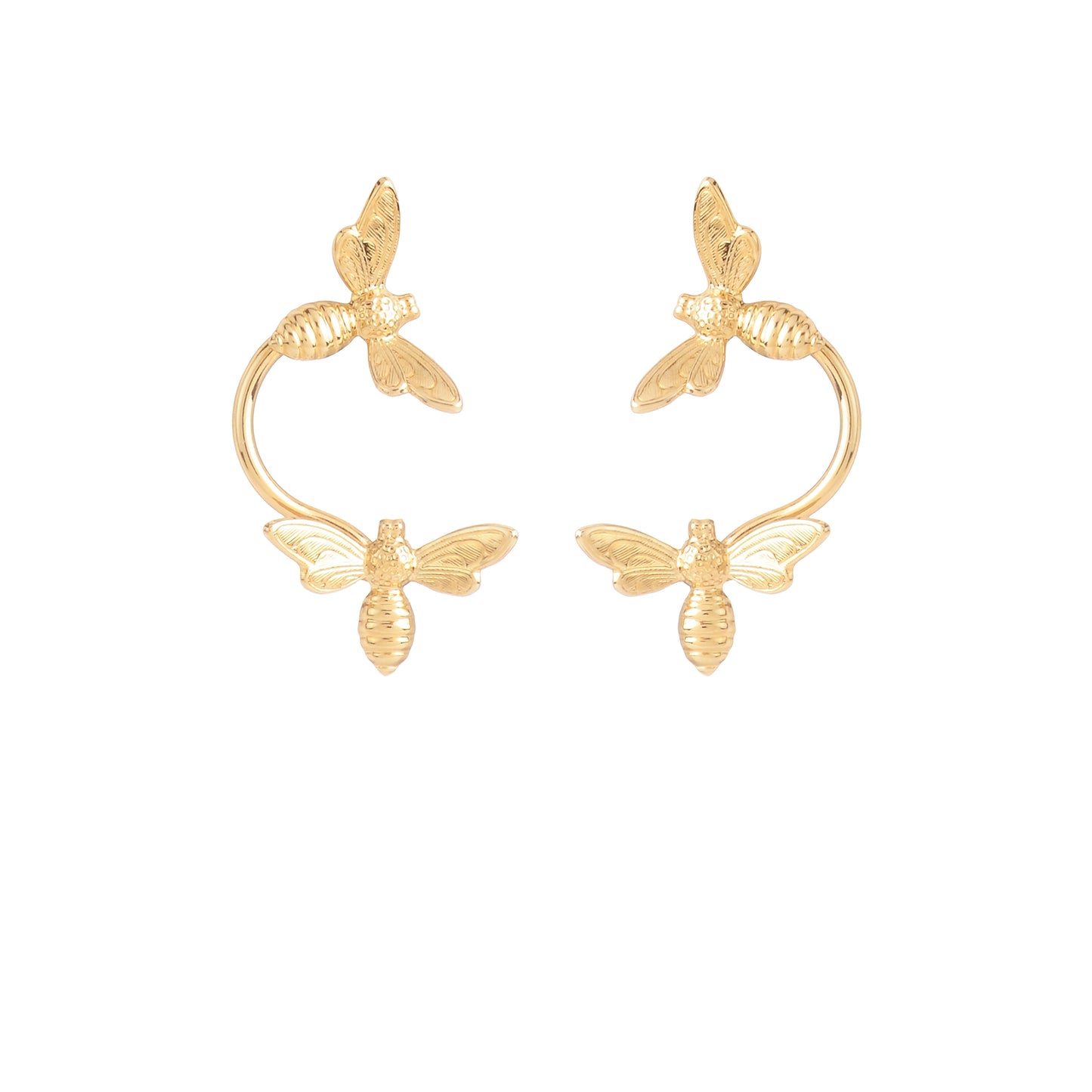 boucles d'oreilles avec 2 libellules