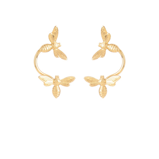 boucles d'oreilles avec 2 libellules