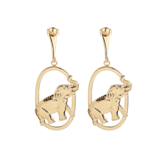 Boucles d'oreilles éléphant