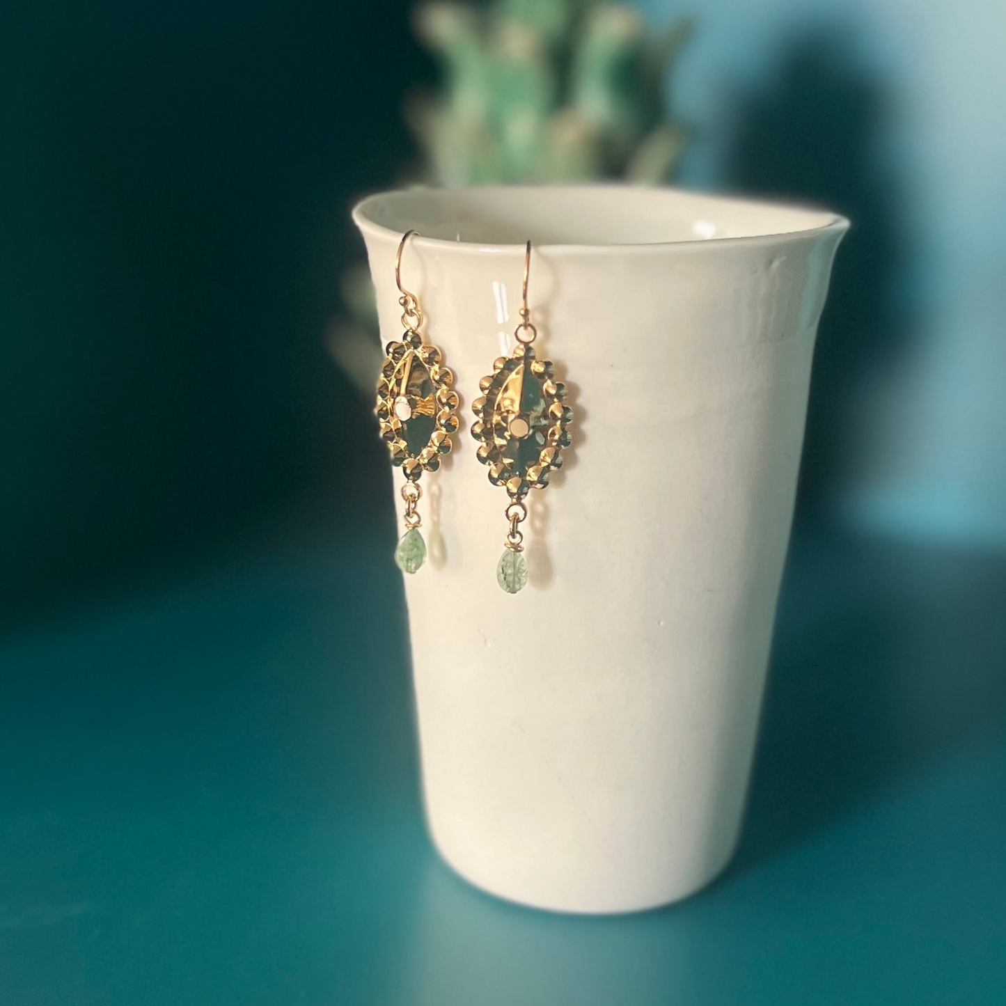 Boucles d'oreilles Lola en aventurine
