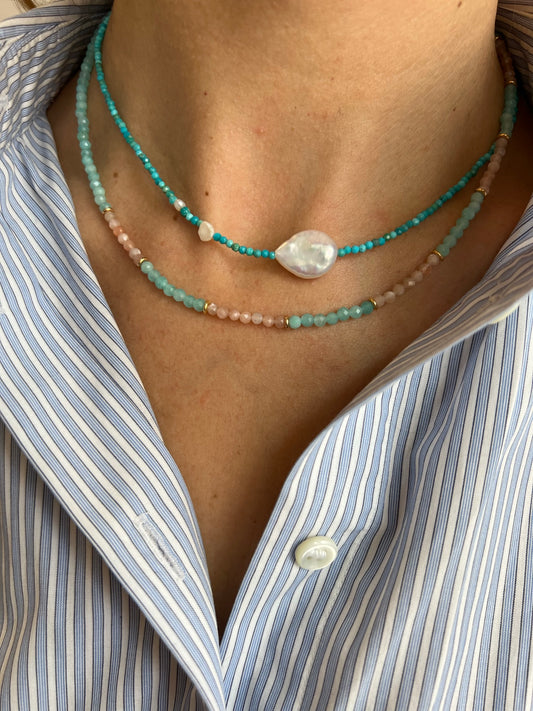 Collier Mae turquoise