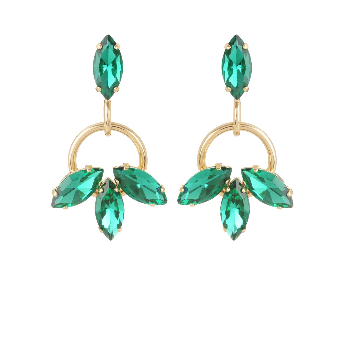 Boucles d'oreilles maxi Tilda graphite