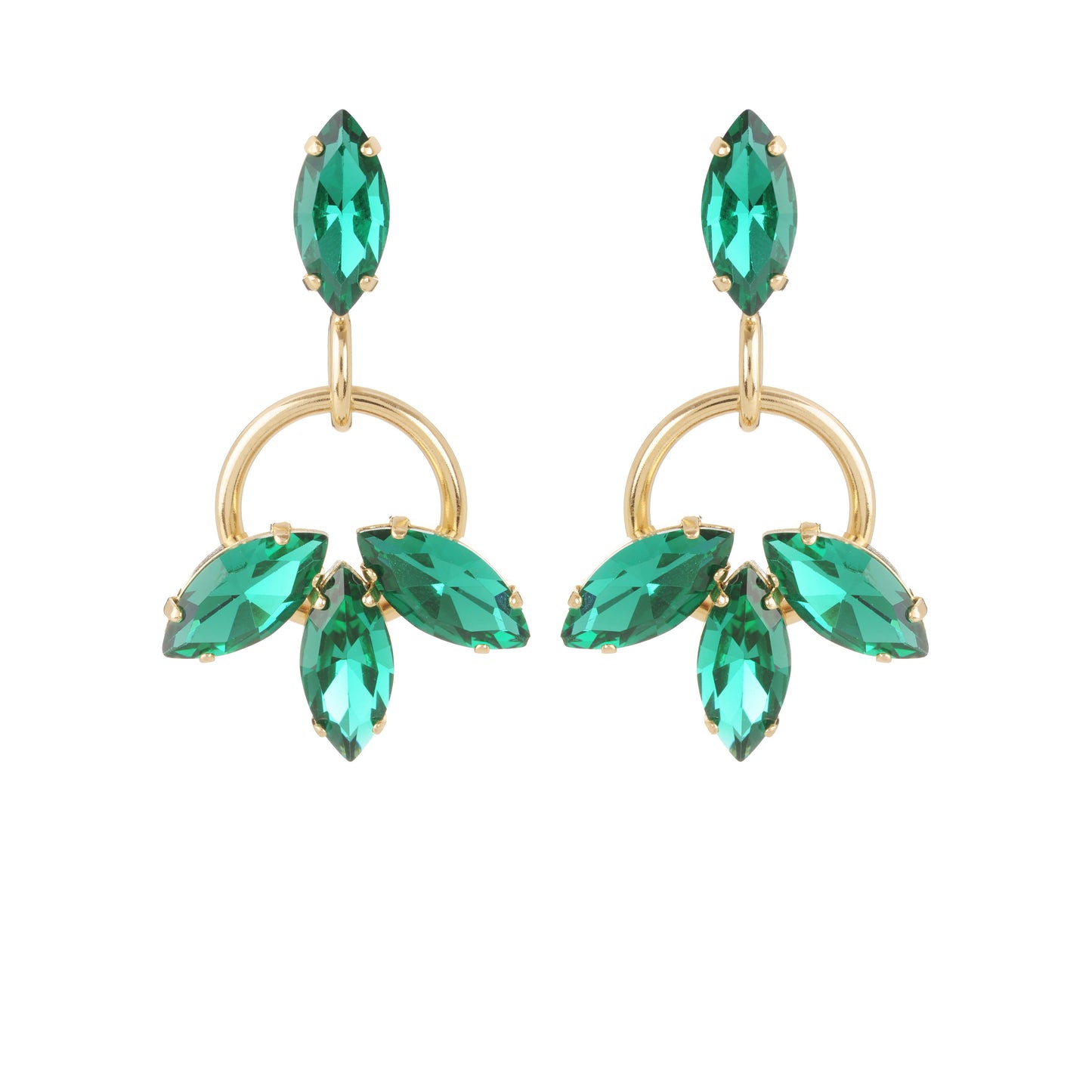 Boucles d'oreilles maxi Tilda bourgogne