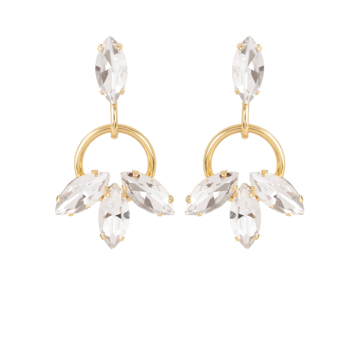 Boucles d'oreilles maxi Tilda graphite