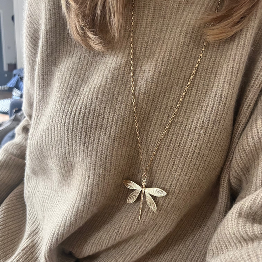 Sautoir Lili libellule nacre