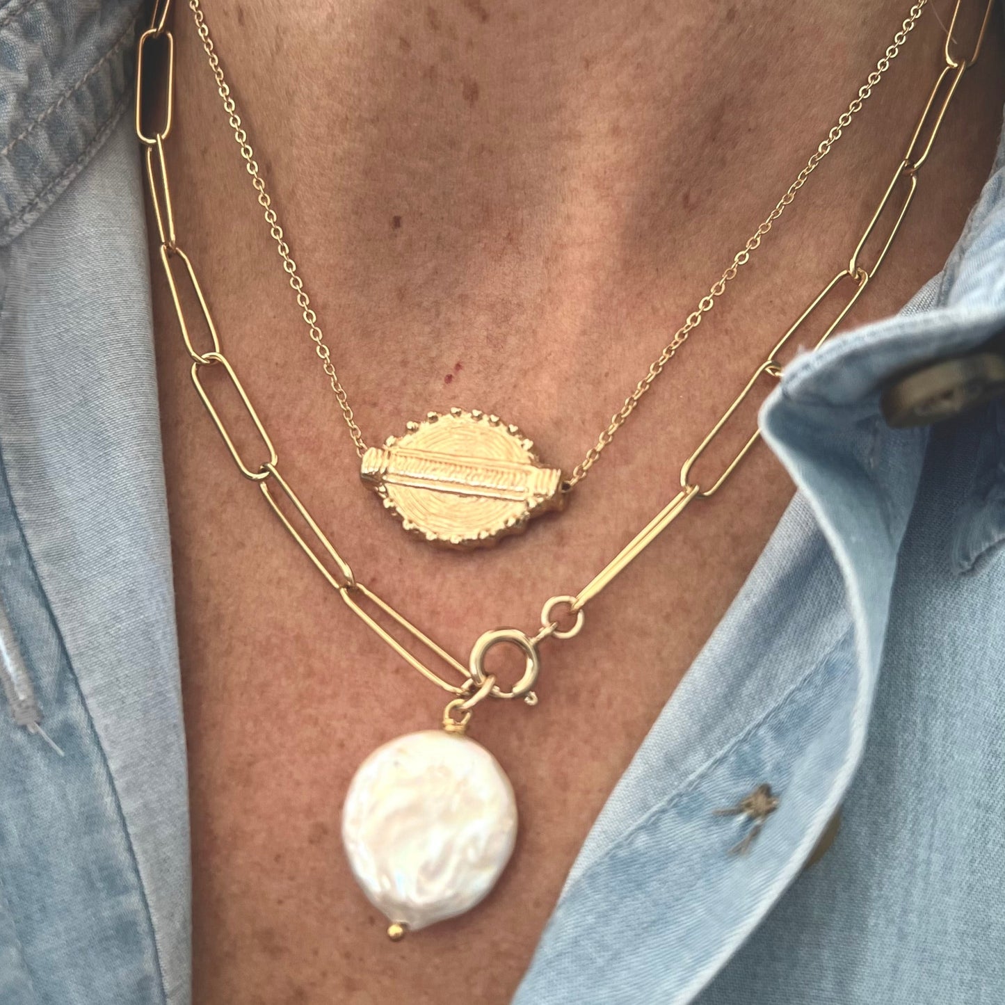 Collier Maya doré