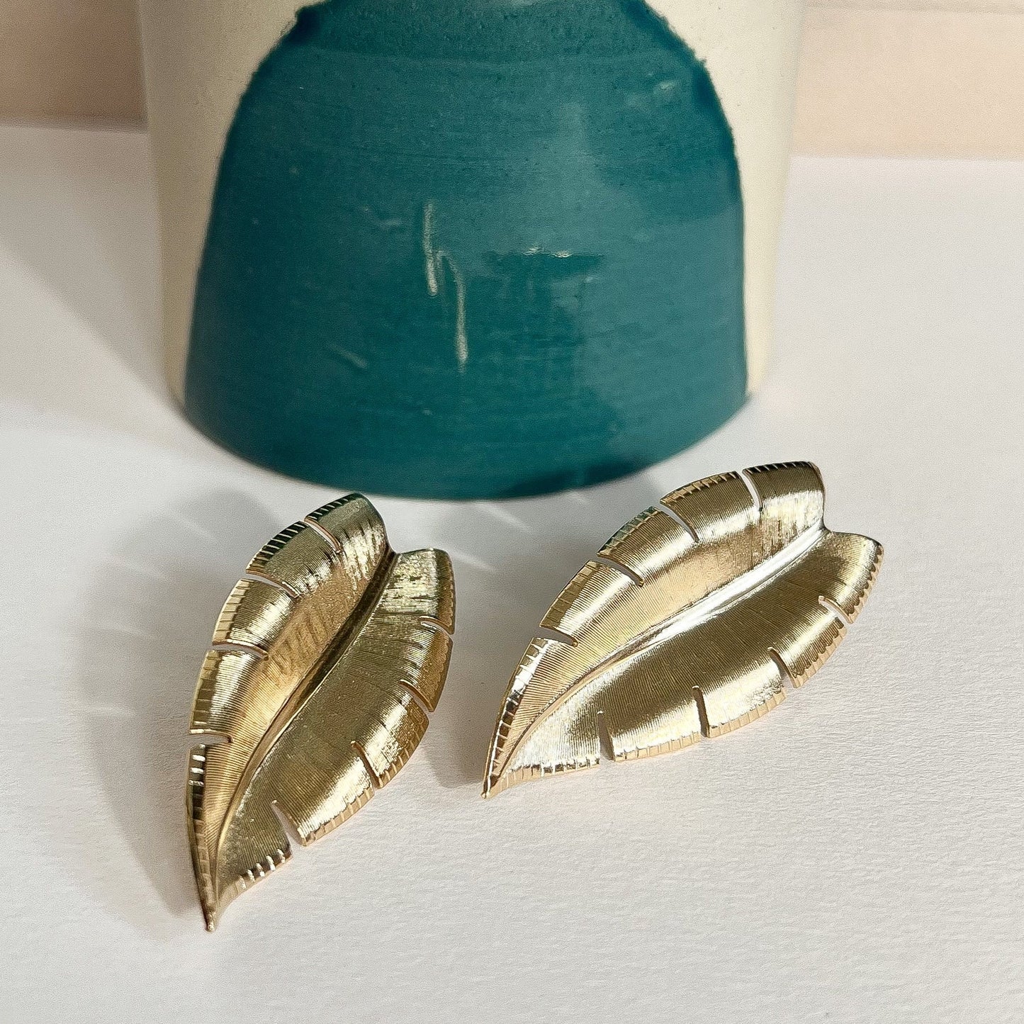 Boucles d'oreilles maxi feuilles