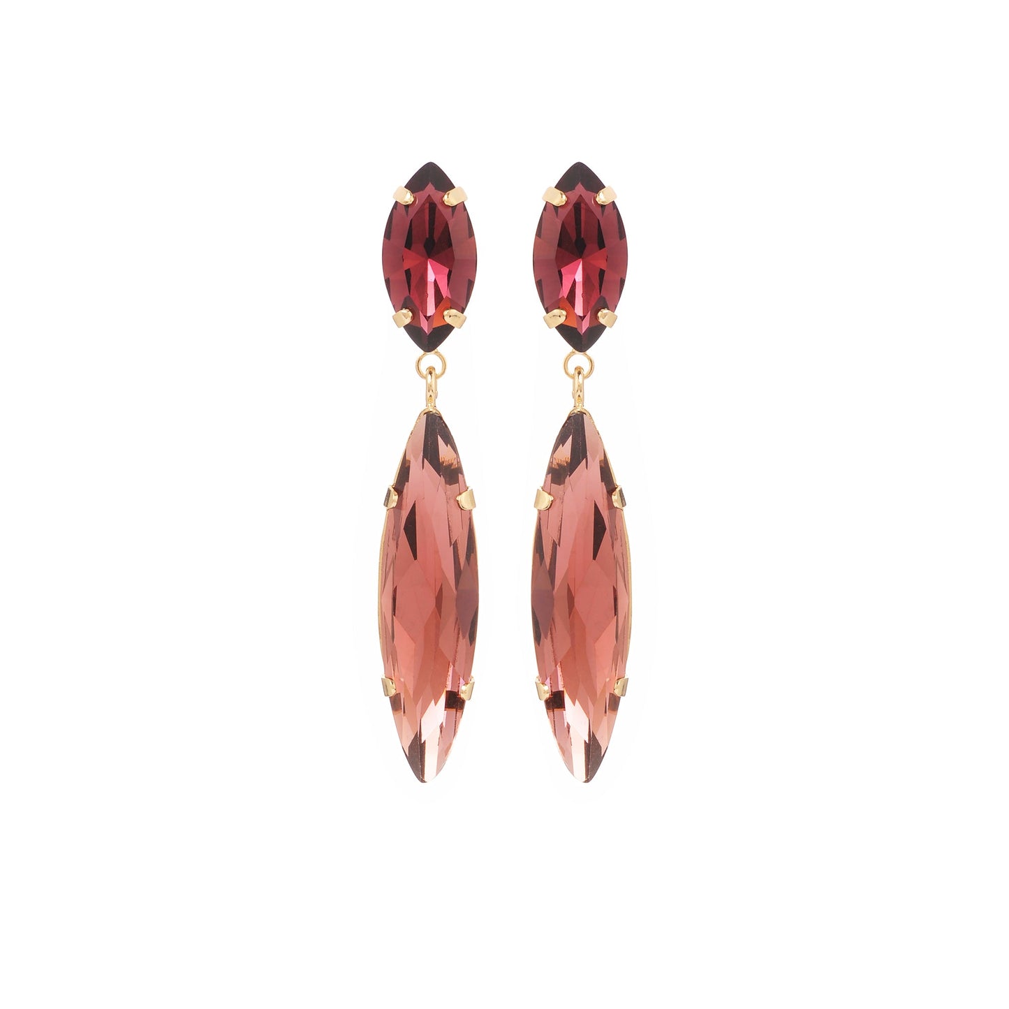Boucles d'oreilles Daria cristal