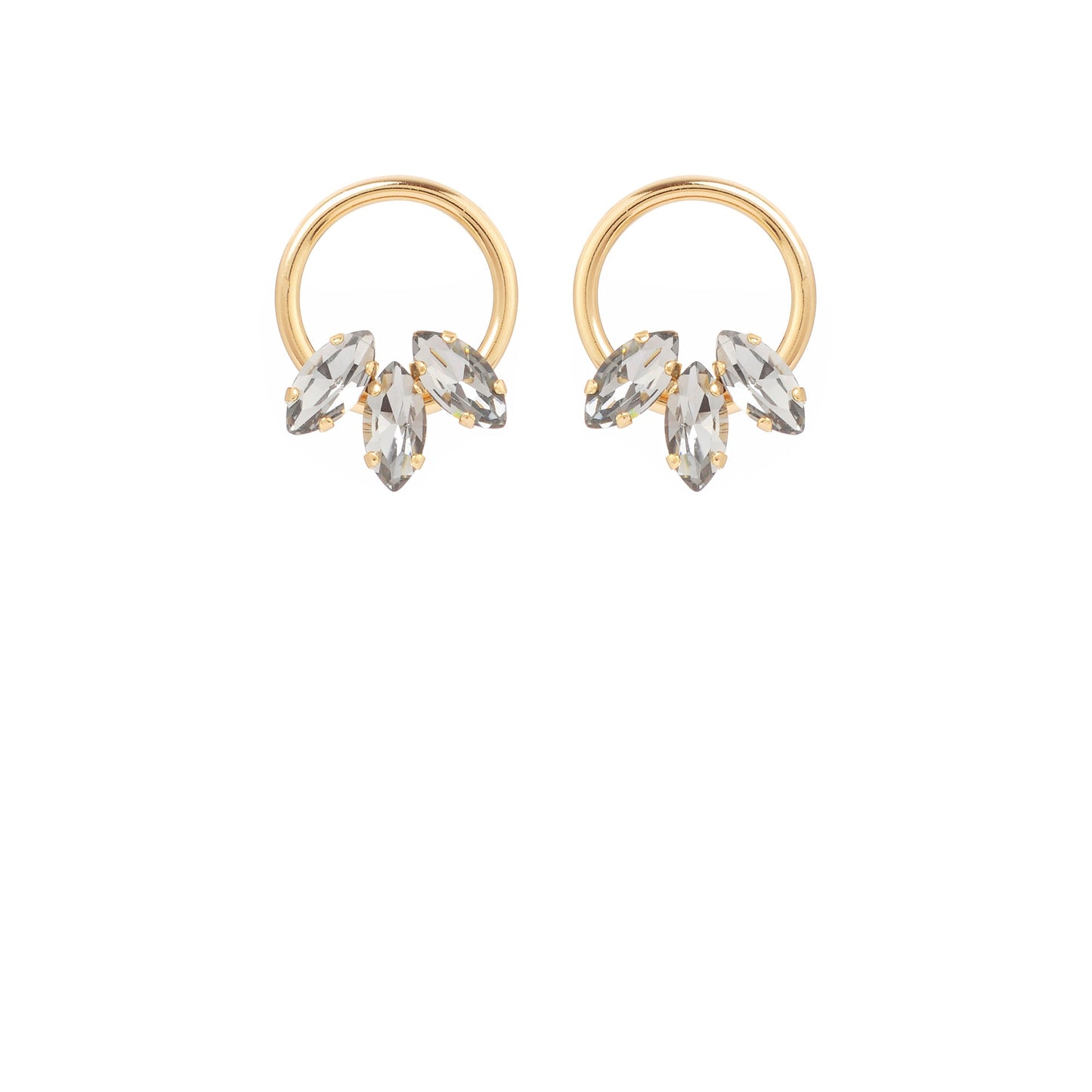 Boucles d'oreilles Tilda graphite
