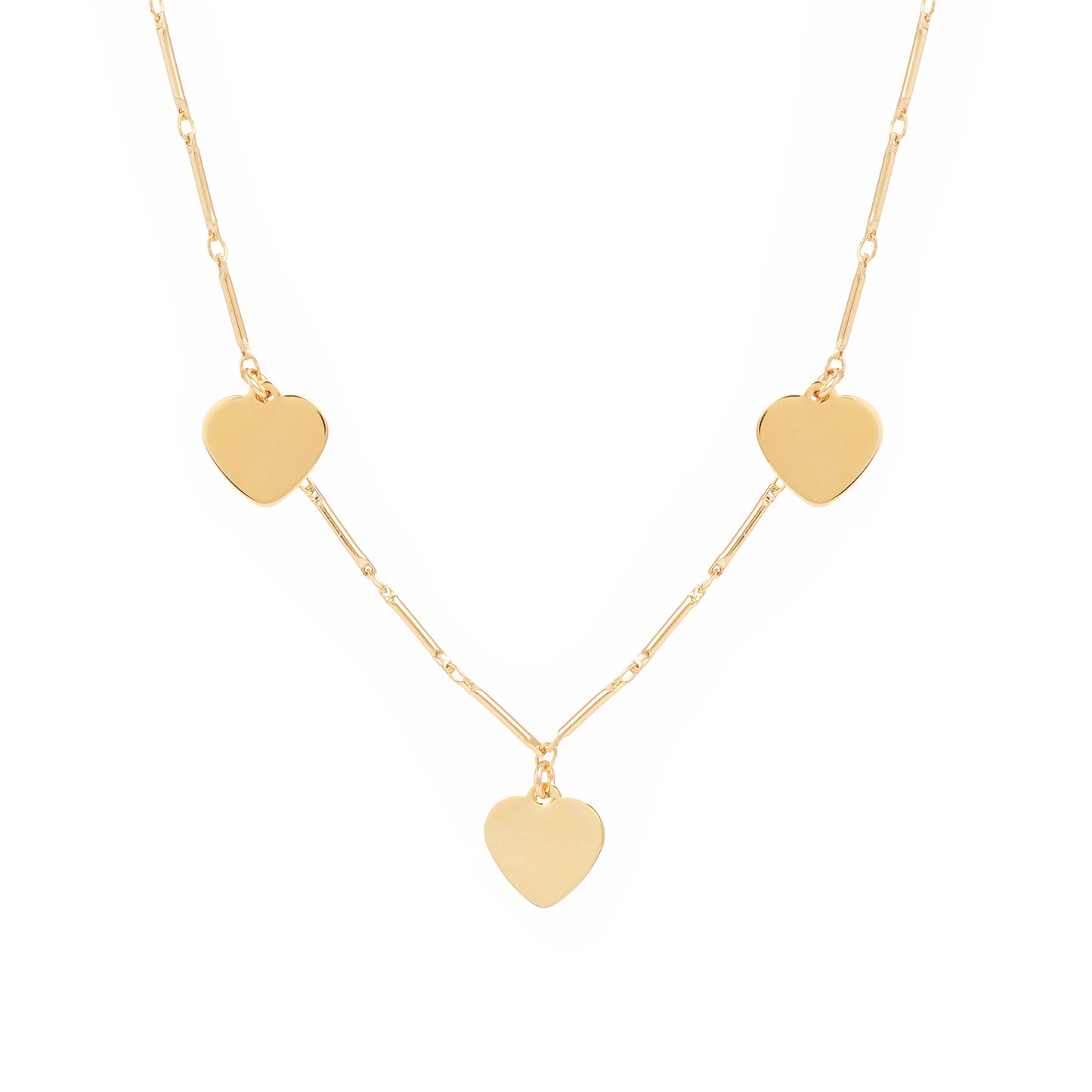 Collier love 3 coeurs