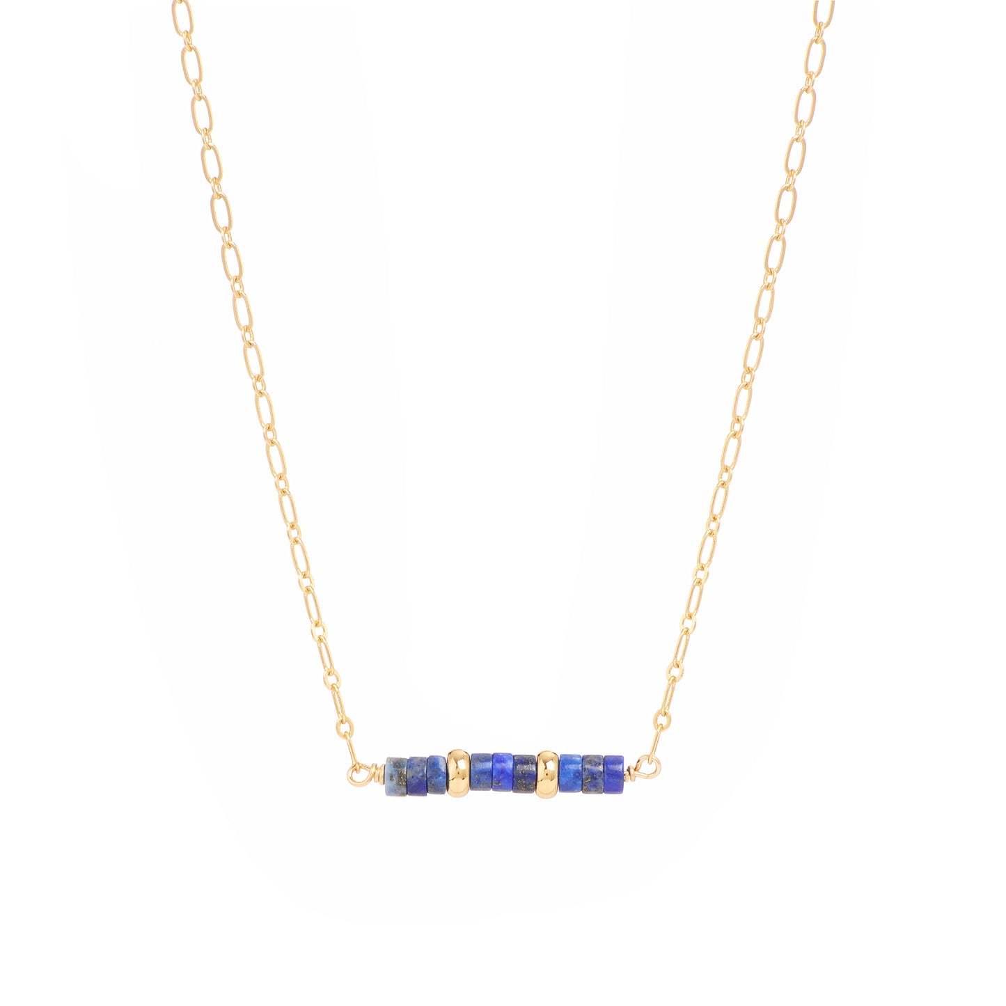 Collier Yasmine en lapis lazuli