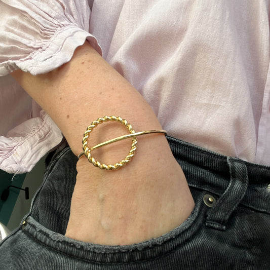 Jonc Alexandra doré