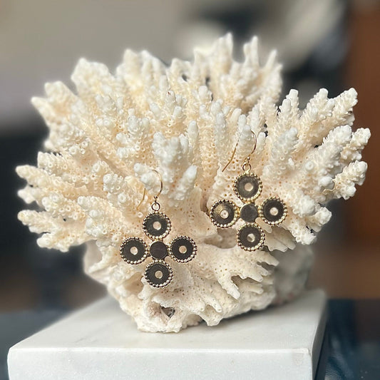 Boucles d'oreilles Cardinale dorées