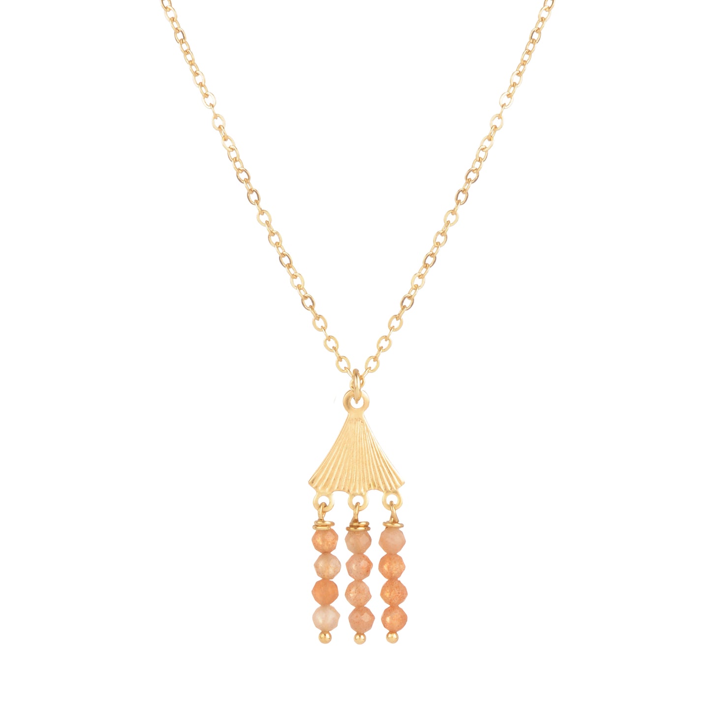 Collier Thea nude rose