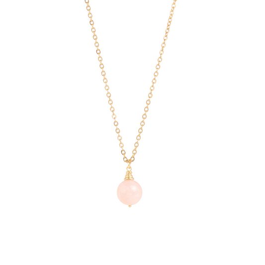 Collier Béryl rose