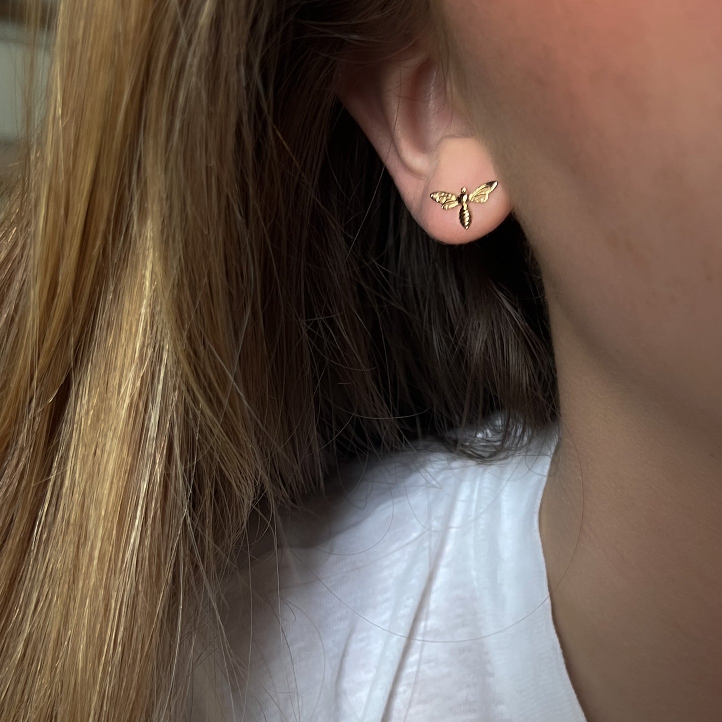 Puces d’oreilles mini libellule