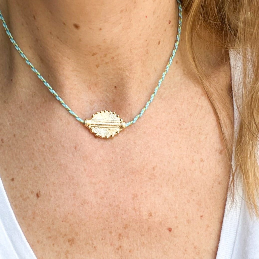 Collier Maya sur fil - Nouvelles couleurs 2024