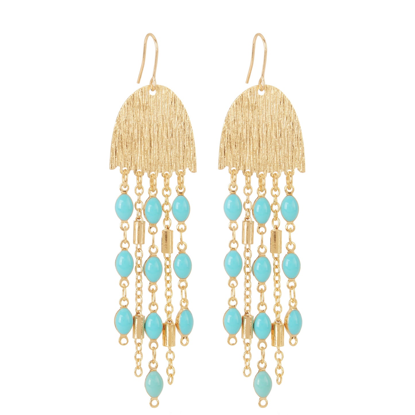 Boucles d'oreilles Gaïa roses