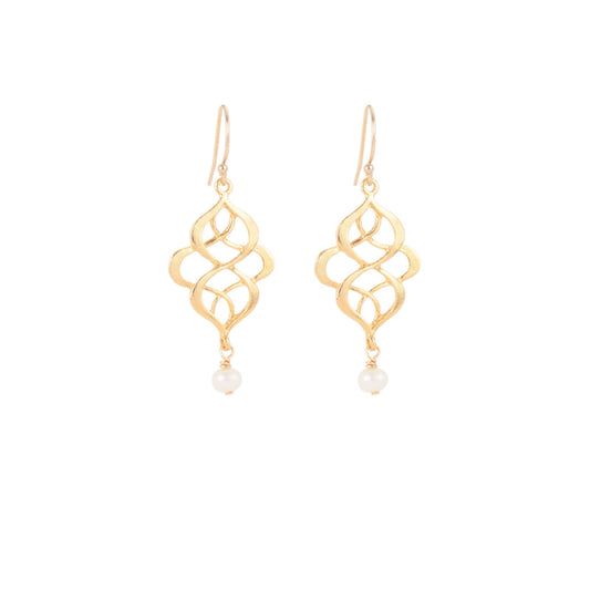 Boucles d'oreilles Vera perle