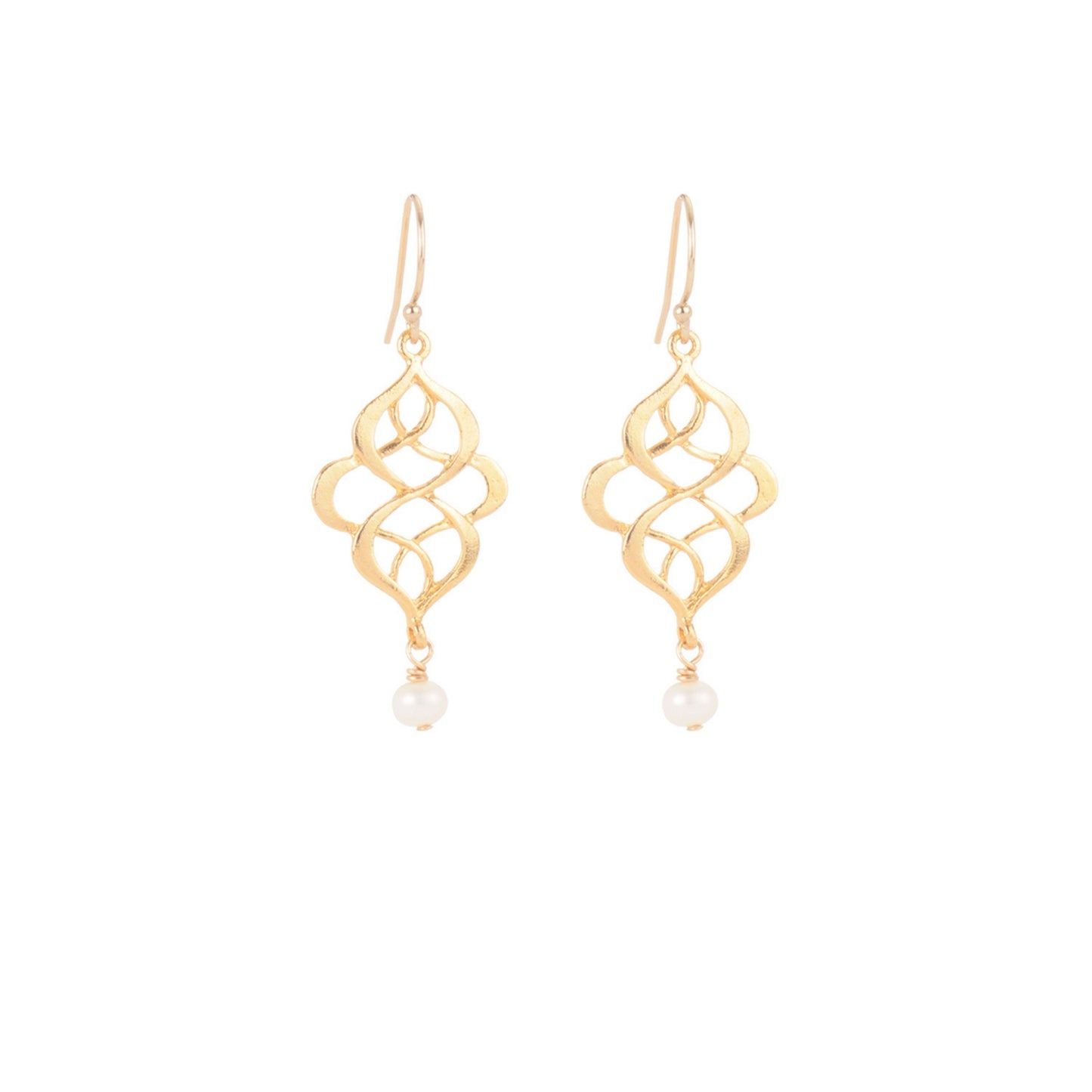 Boucles d'oreilles Vera perle