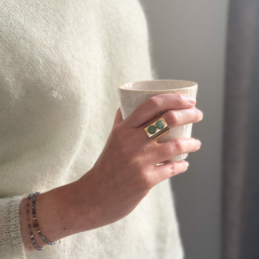 Bague Héloïse aventurine