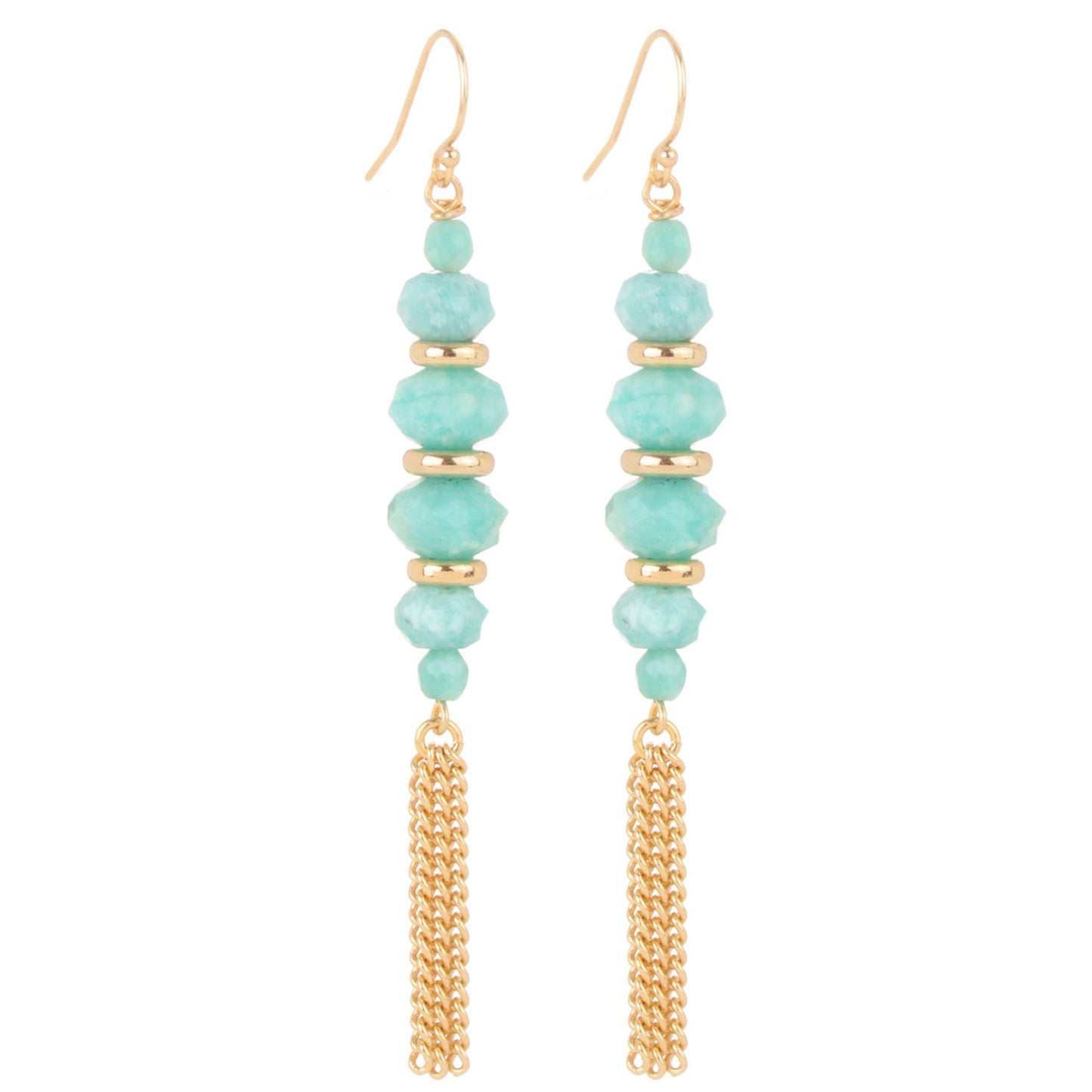 Boucles d'oreilles Tamara en amazonite