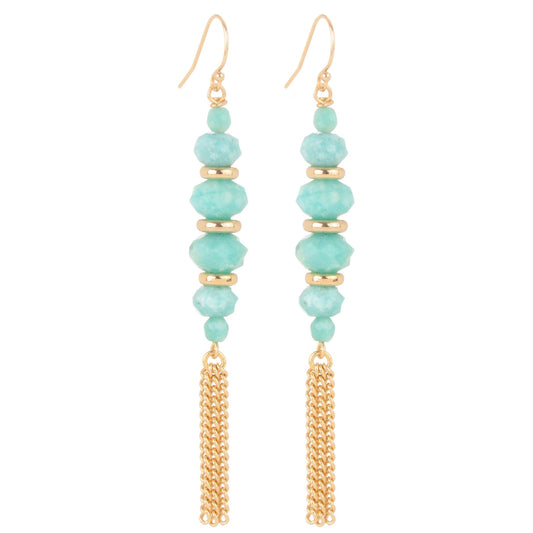 Boucles d'oreilles Tamara en amazonite