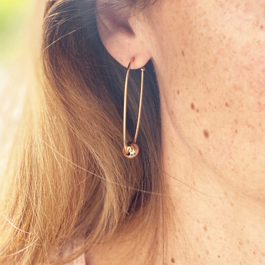 Boucles d'oreilles Juliette dorées