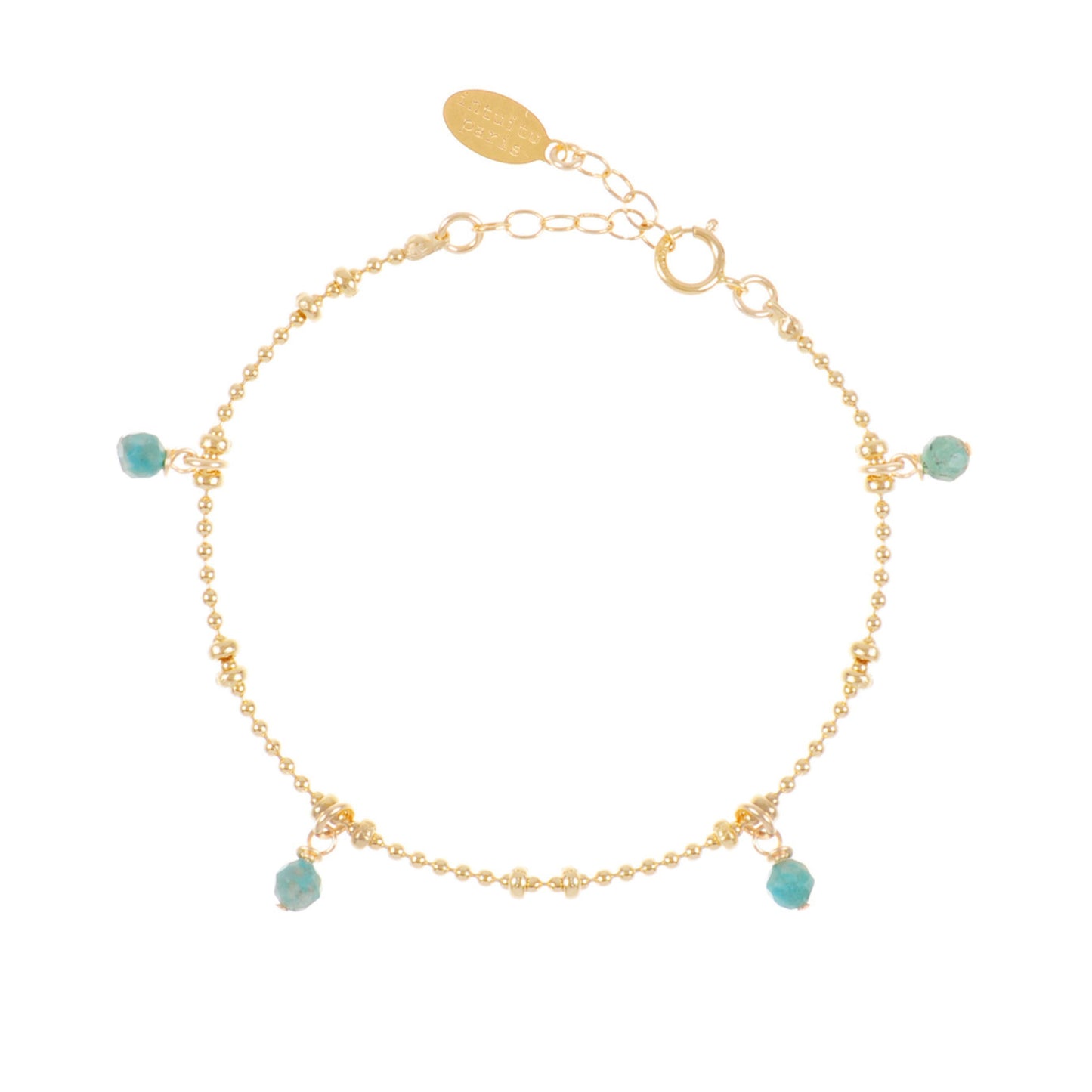 Bracelet Jasmine à pampilles roses pales