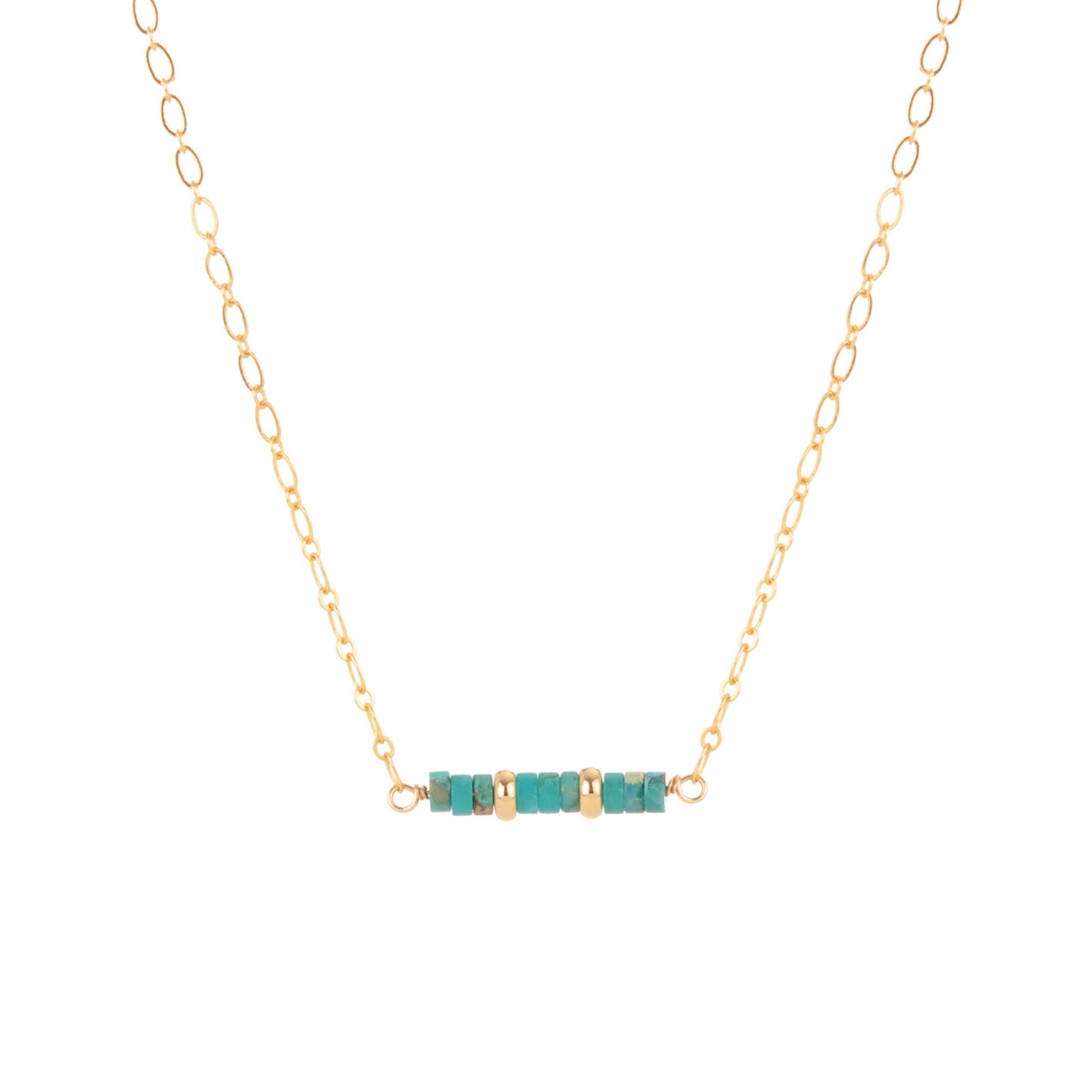 Collier Yasmine Jaspe aquaterra
