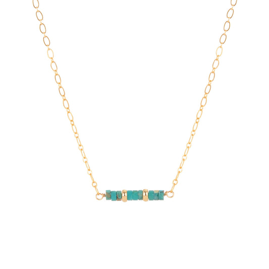 Collier Yasmine Jaspe aquaterra