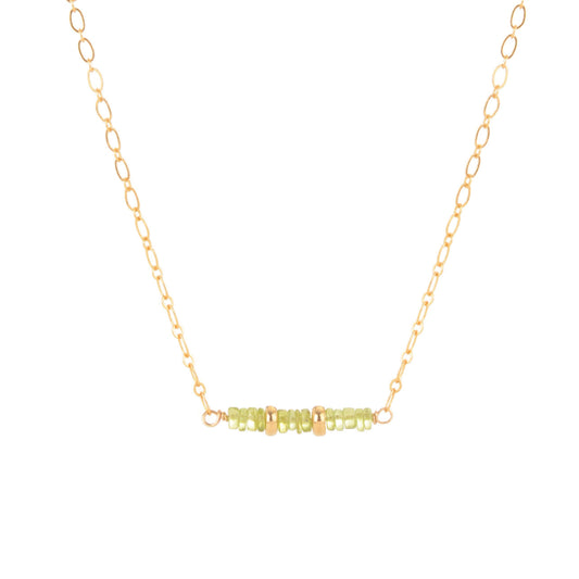 Collier Yasmine en péridot
