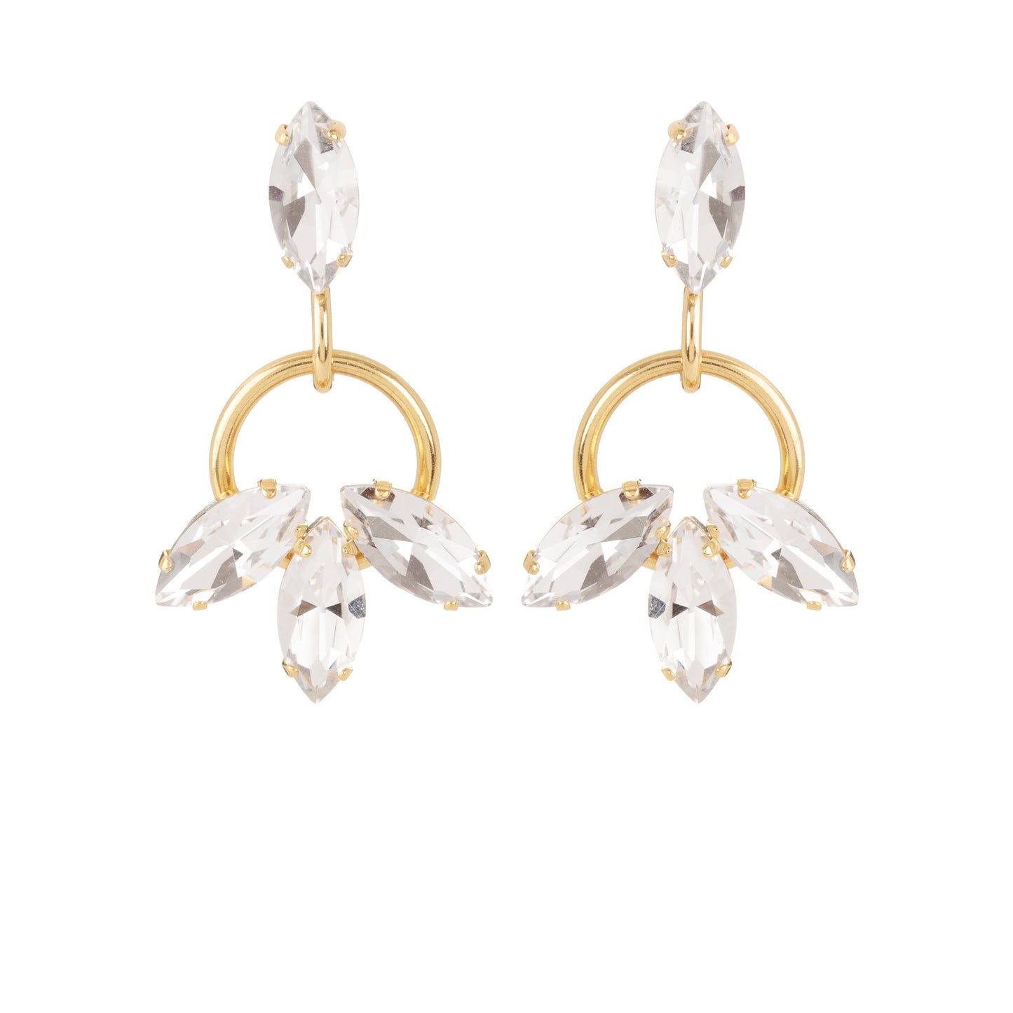 Boucles d'oreilles Tilda maxi noir