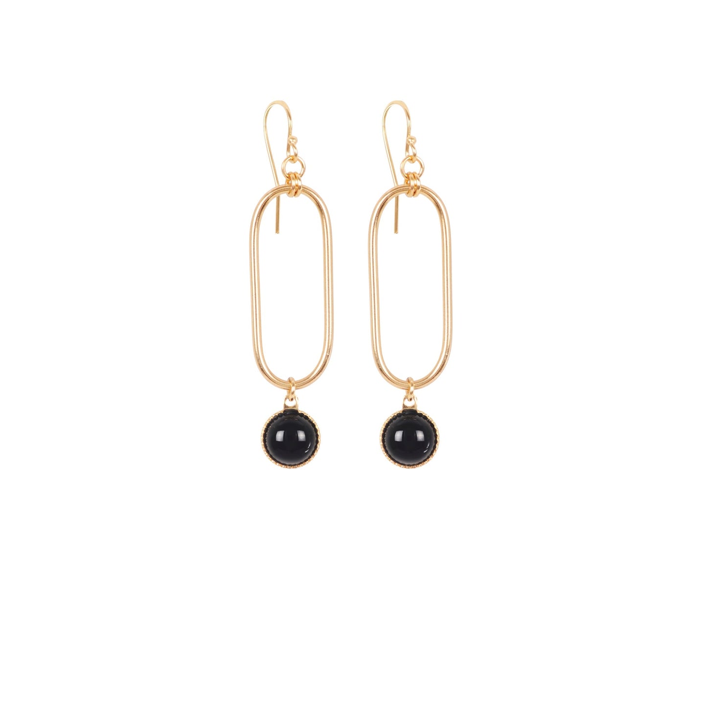 Boucles d'oreilles Emma quartz rose