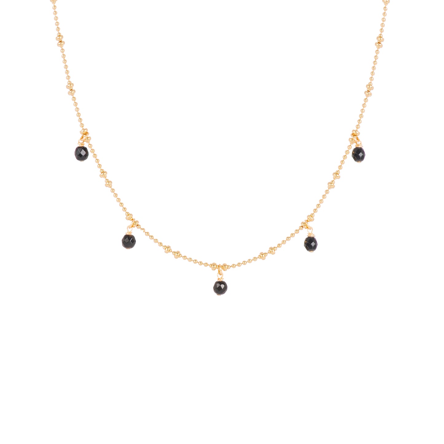Collier Jasmine à pampilles en perles