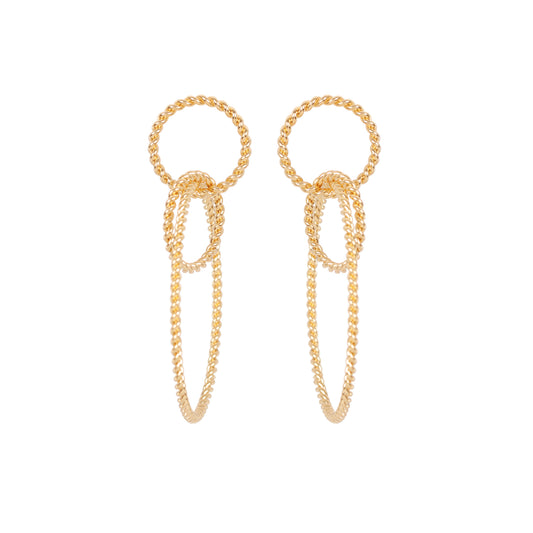 Boucles d'oreilles triple Alexandra