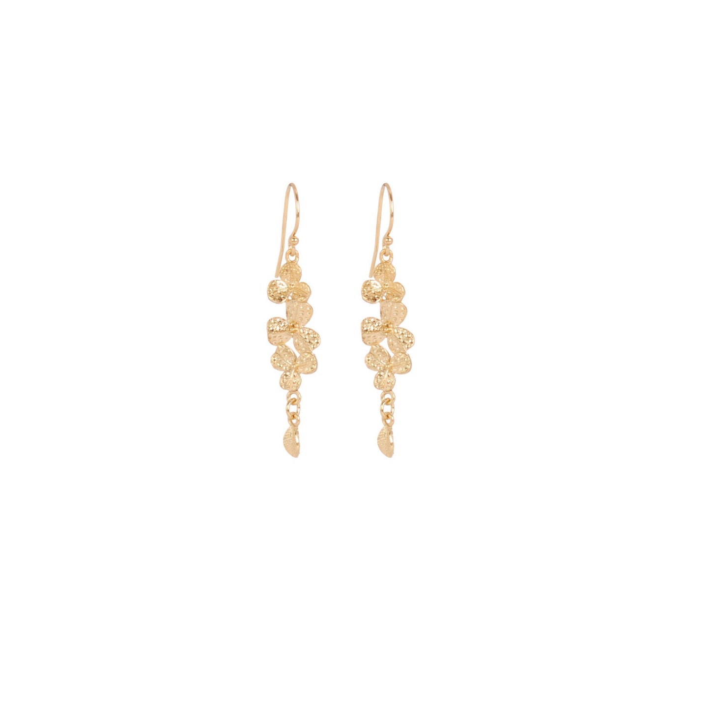 Boucles d'oreilles Lison dorées