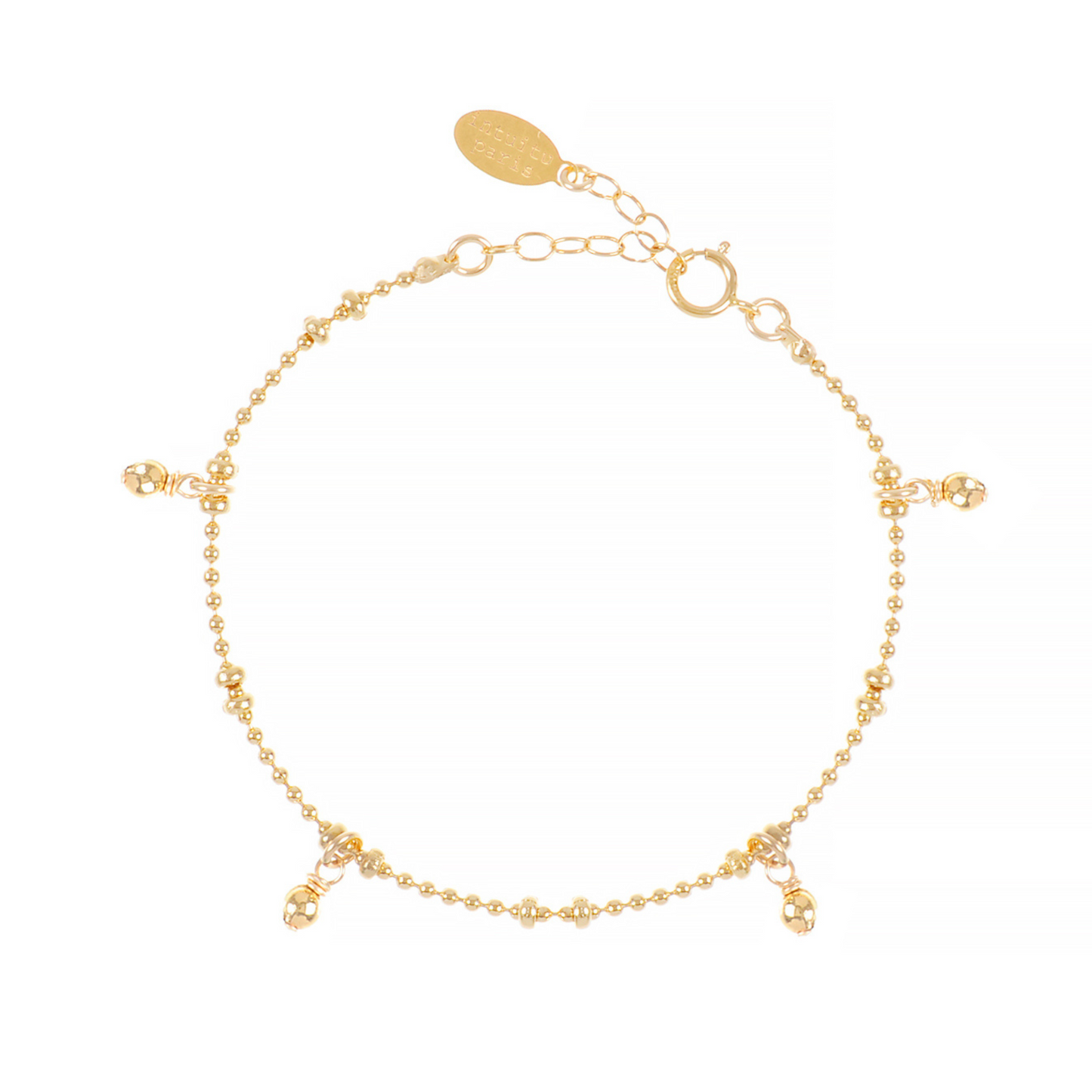 Bracelet Jasmine à pampilles roses vertes bleues violettes