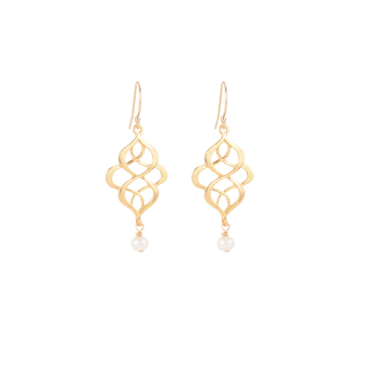 Boucles d'oreilles Vera agate noire