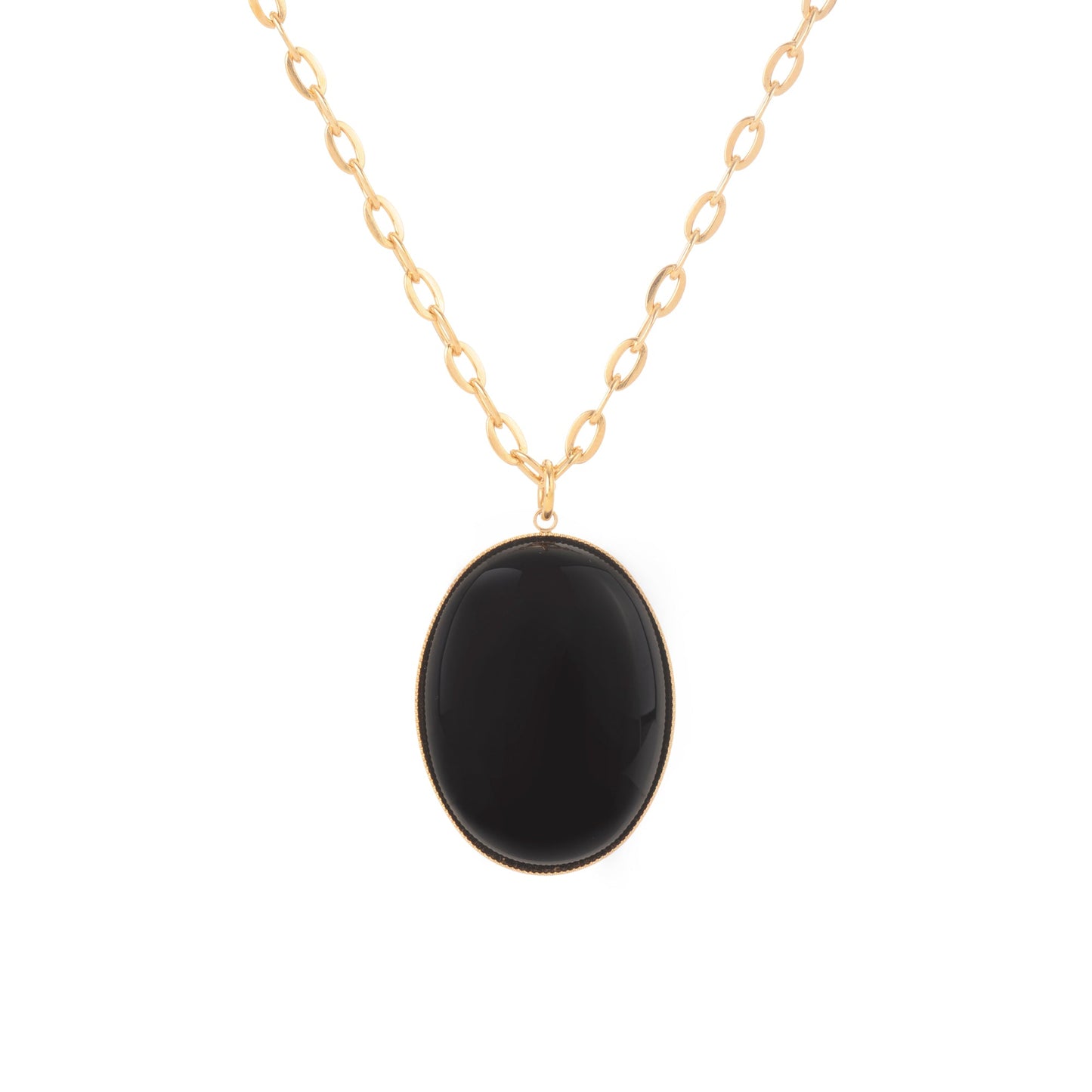 Sautoir Maxi Sophie agate verte