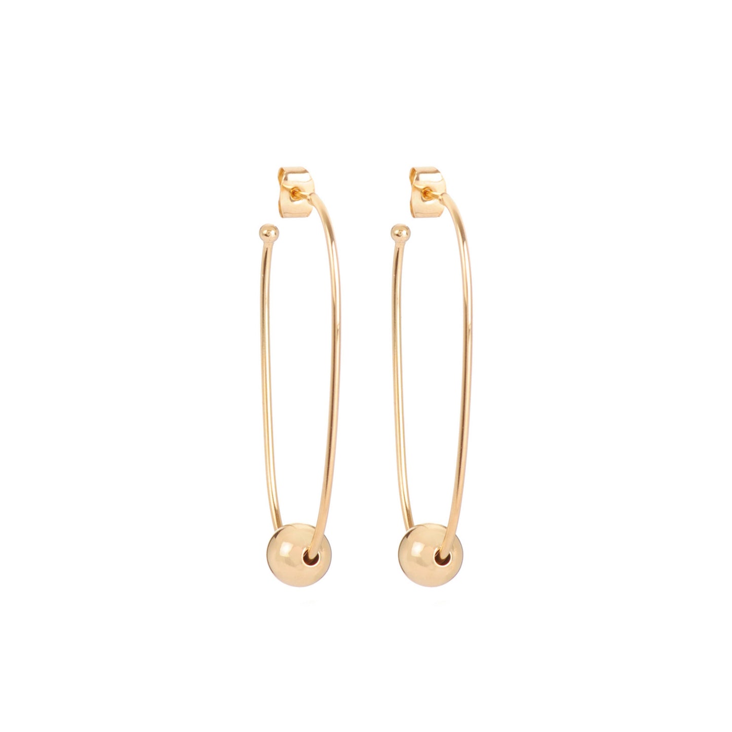 Boucles d'oreilles Juliette dorées