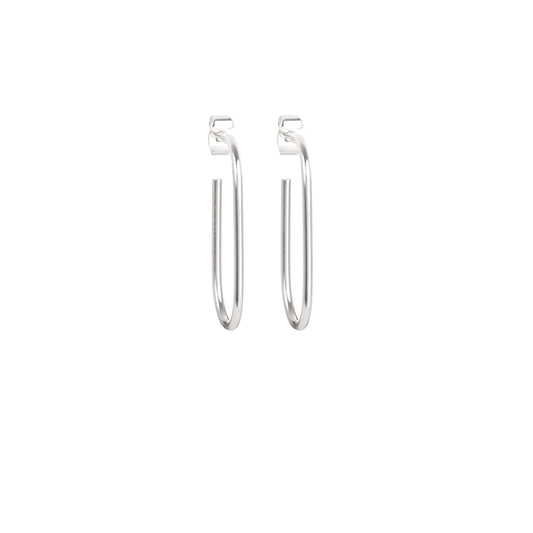 Boucles d'oreilles Paola argentées