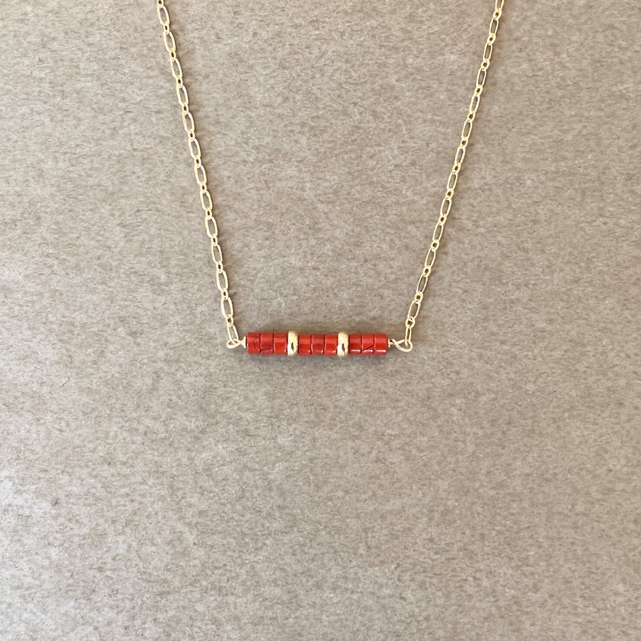 Collier Yasmine en oeil de tigre