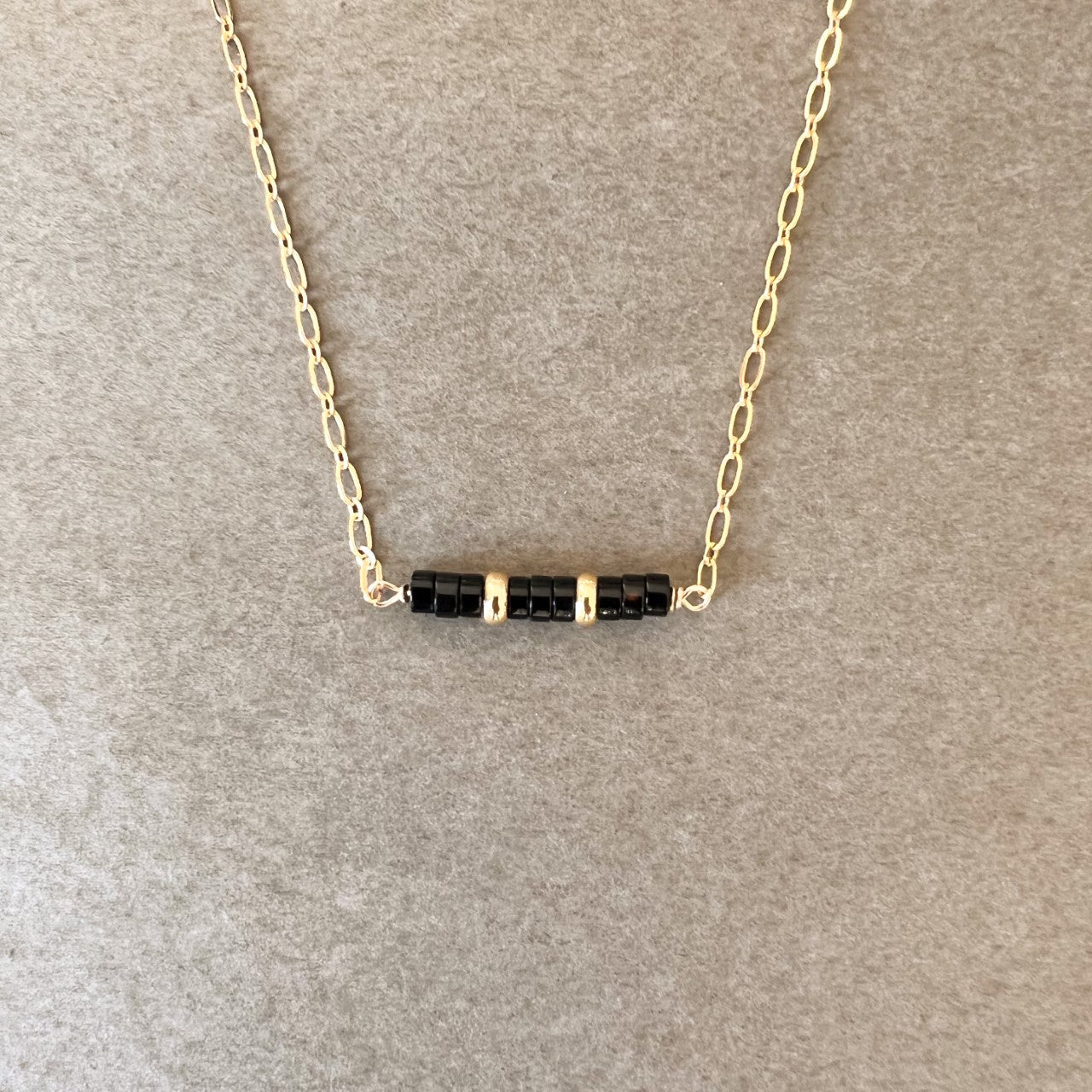 Collier Yasmine en oeil de tigre