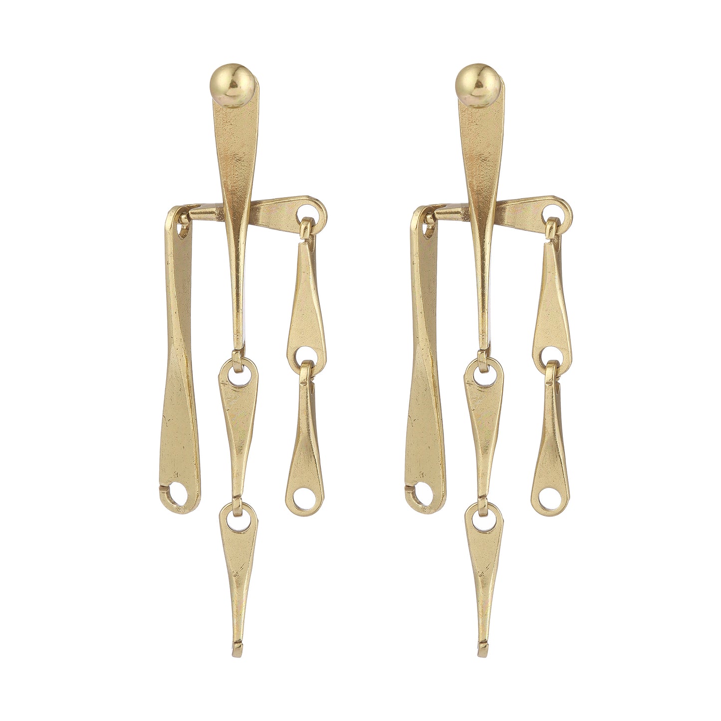 Boucles d'oreilles Danseuse bronze