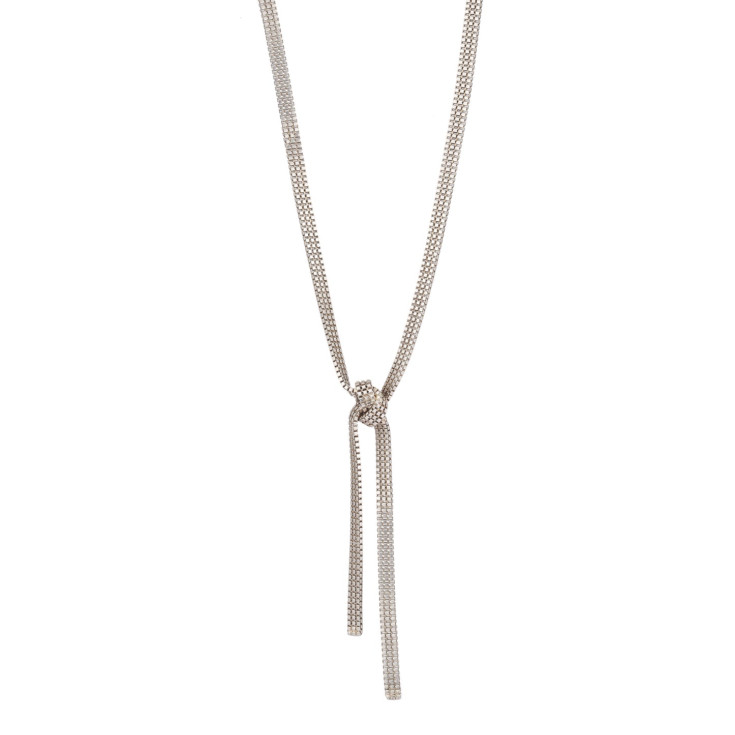 Sautoir Giulia vieil argent