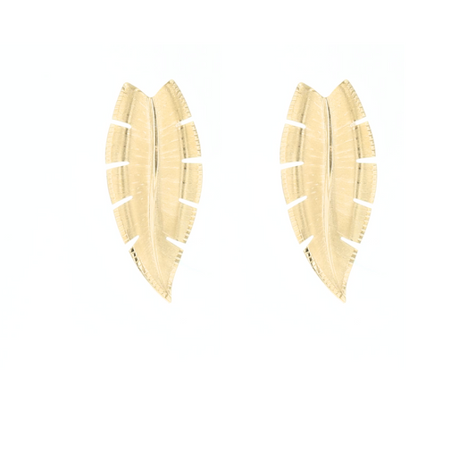 Boucles d'oreilles maxi feuilles