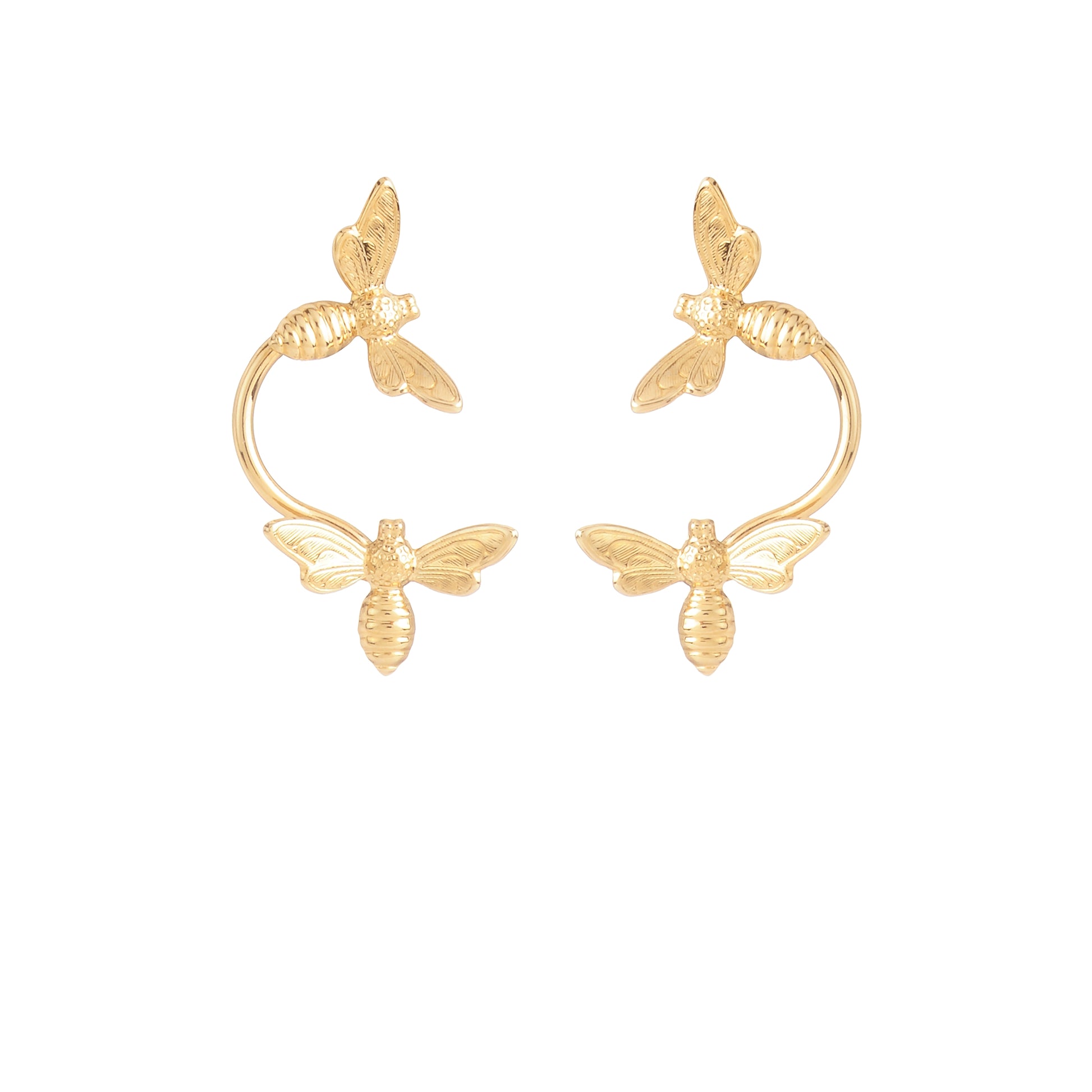 boucles d'oreilles avec 2 libellules