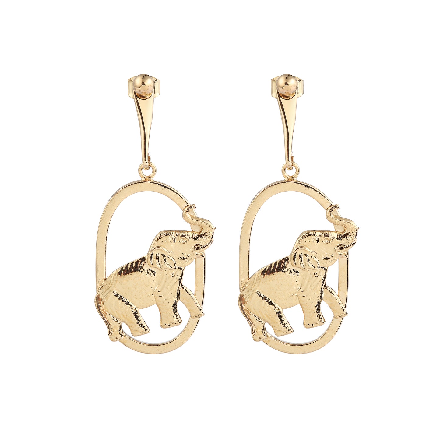 Boucles d'oreilles éléphant